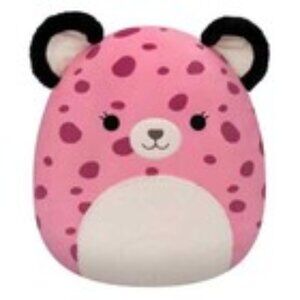 Pink Leopard Squishmallow Jalisca NEW With Tag